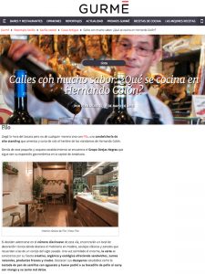 Filo. Calles con mucho sabor: ¿Qué se cocina en Hernando Colón?